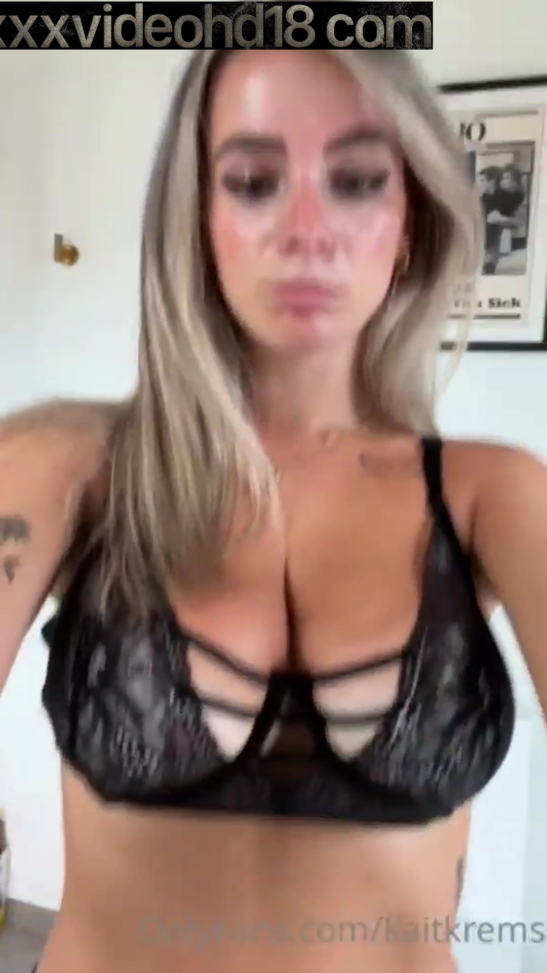 Kaitlyn Krems Black Underwear Shower Onlyfans Leaked
